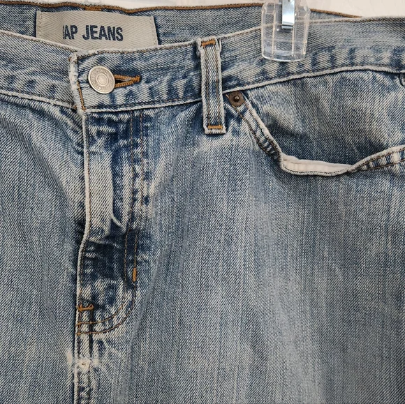 GAP Women's Light Blue Jean Mini Skirt - Picture 3 of 5